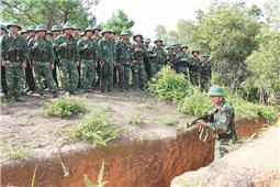 Tập trung xây dựng khu vực phòng thủ vững chắc